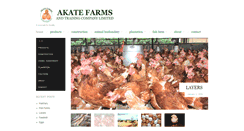 Desktop Screenshot of akatefarms.com