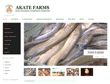Tablet Screenshot of akatefarms.com